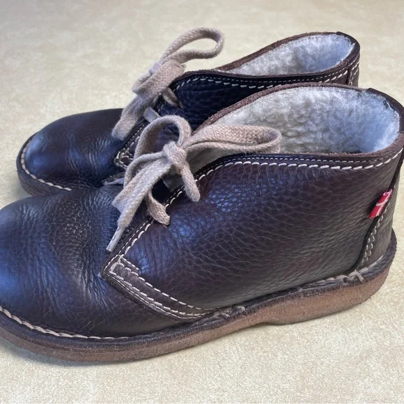 Brown Leather Ankle Boots - Picture 5 of 11